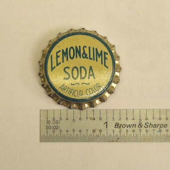 5/$25 Lemon and Lime Soda Bottle Cap Button Cover - Picture 6 of 6